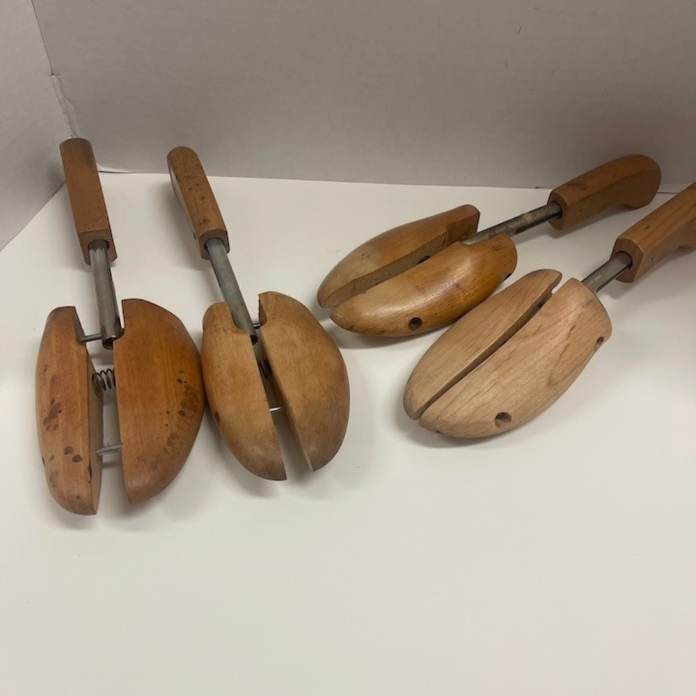 Vintage Rochester Shoe Tree Co Mohawk Wood Shoe Keepers No 3 4 & 5 USA